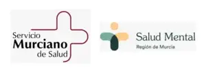Logos Salud mental Región de Murcia y Servicio Murciano de Salud